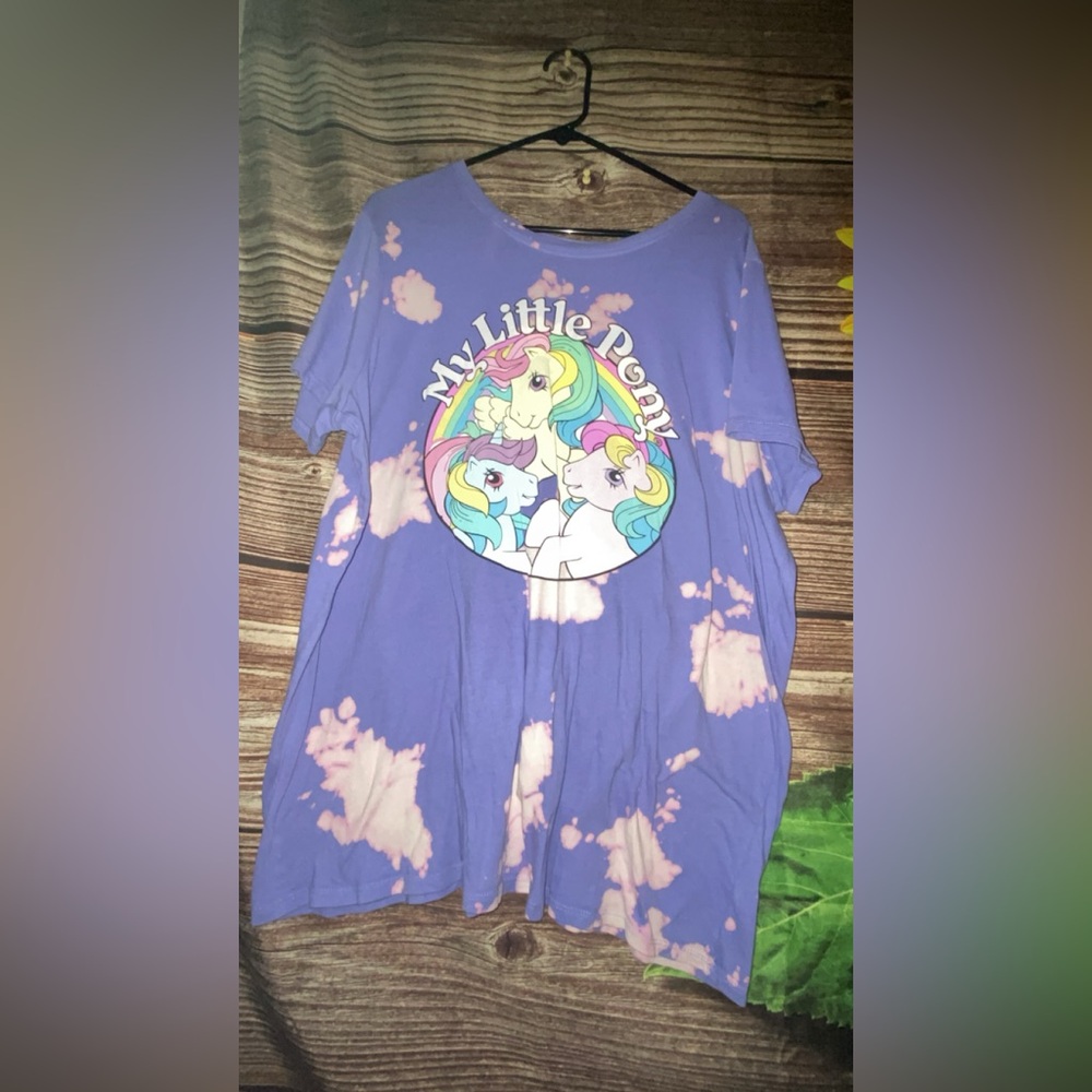 Tie dye torrid My Little Pony tee